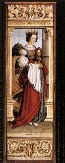 HOLBEIN, Hans the Younger St Barbara China oil painting art